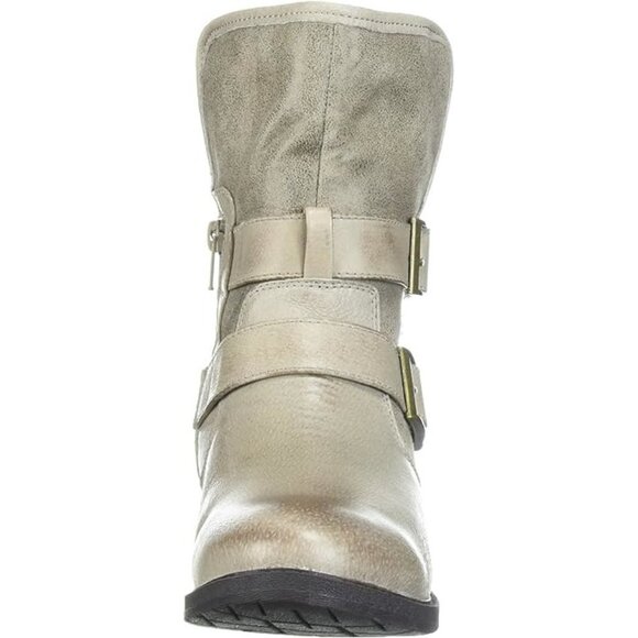 NWOT Baretraps taupe khaki tan faux fur lined leather boots, 10 - Picture 4 of 13